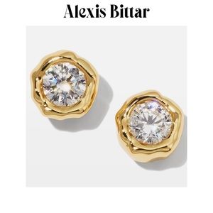 Alexis Bittar bezel stud earrings. NWOT.